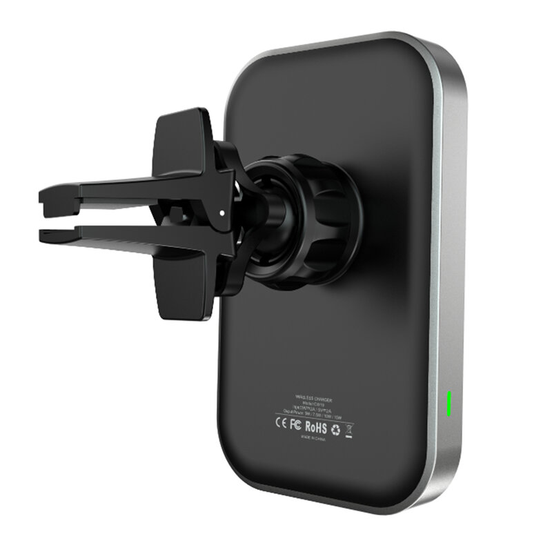 Suport telefon auto Tech-Protect, incarcator wireless iPhone 12 MagSafe, negru