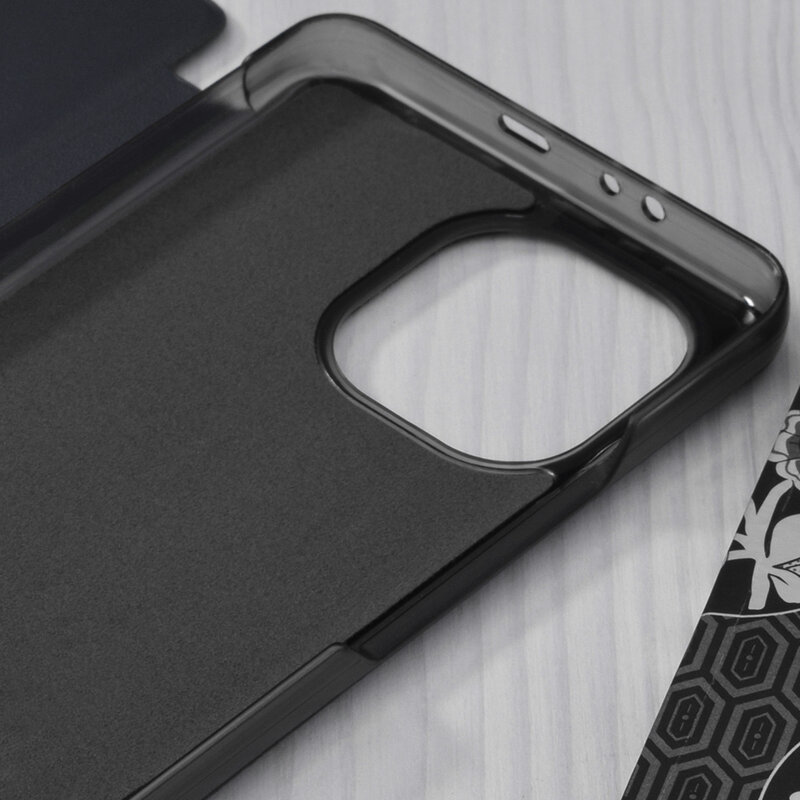 Husa Xiaomi Mi 11 Eco Leather View Flip Tip Carte - Albastru