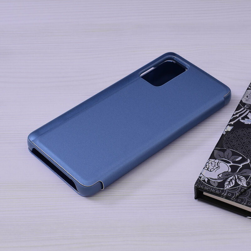 Husa Samsung Galaxy A72 4G Flip Standing Cover, albastru