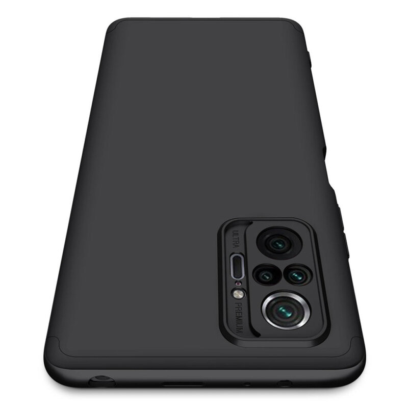 [Pachet 360°] Husa + Folie Xiaomi Redmi Note 10 Pro GKK Original - Negru