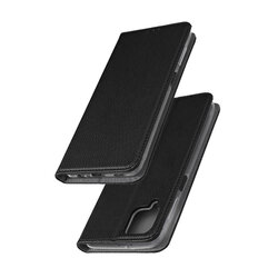 Husa Smart Book Samsung Galaxy A12 Flip, negru