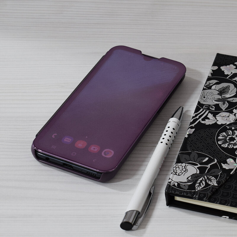 Husa Xiaomi Poco F3 Flip Standing Cover, mov