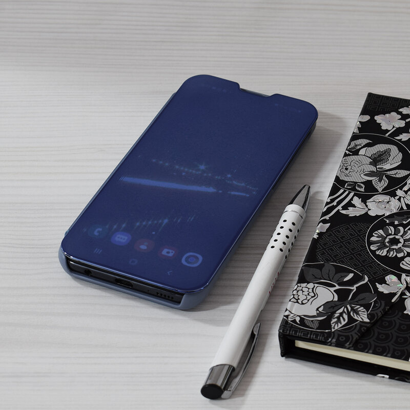 Husa Xiaomi Redmi Note 8 pro Flip Standing Cover - Blue