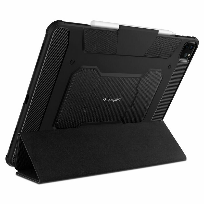 Husa Apple iPad Pro 12.9'' 2021 Spigen Rugged Armor Pro - Negru