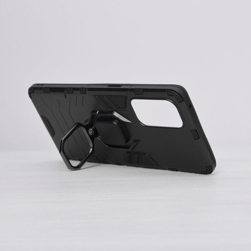 Husa Oppo Reno5 Pro 5G Techsuit Silicone Shield, negru