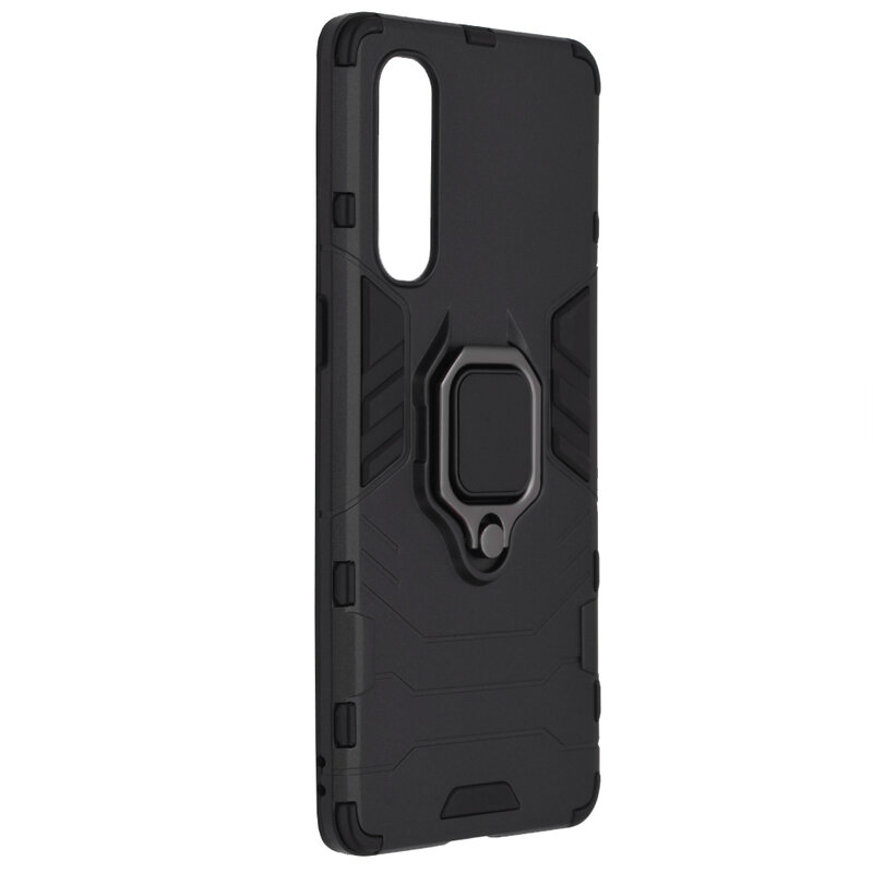 Husa Oppo Reno3 Pro Techsuit Silicone Shield, negru