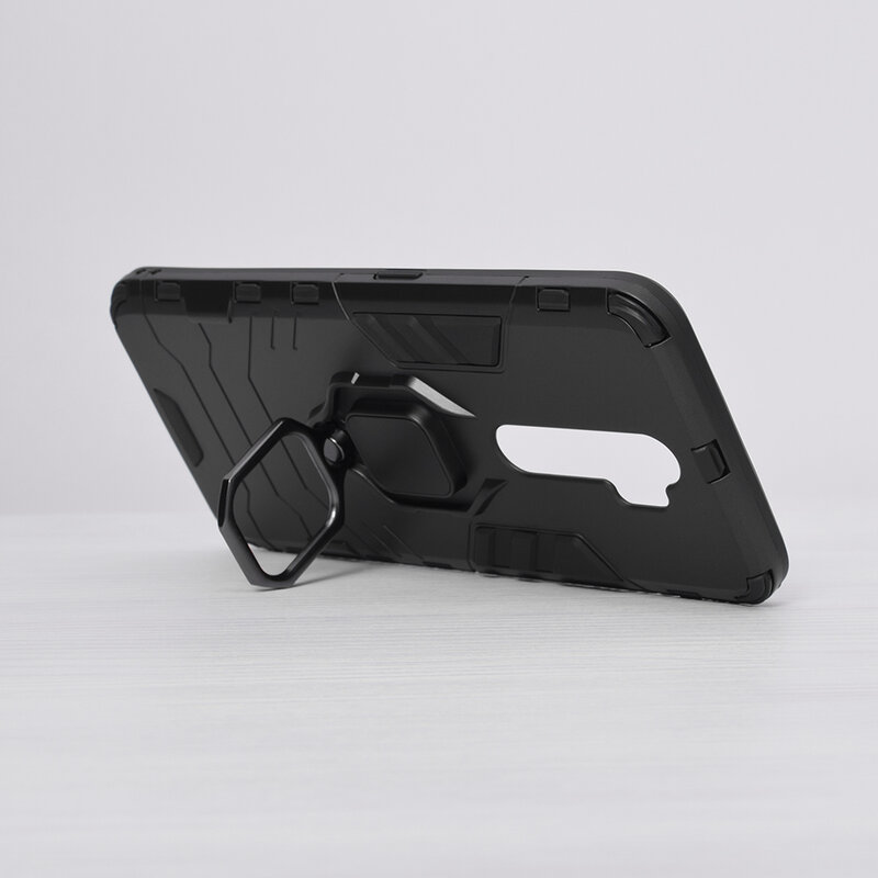 Husa Oppo A9 2020 Techsuit Silicone Shield, negru