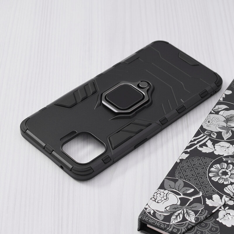 Husa Oppo Reno4 Lite Techsuit Silicone Shield, negru