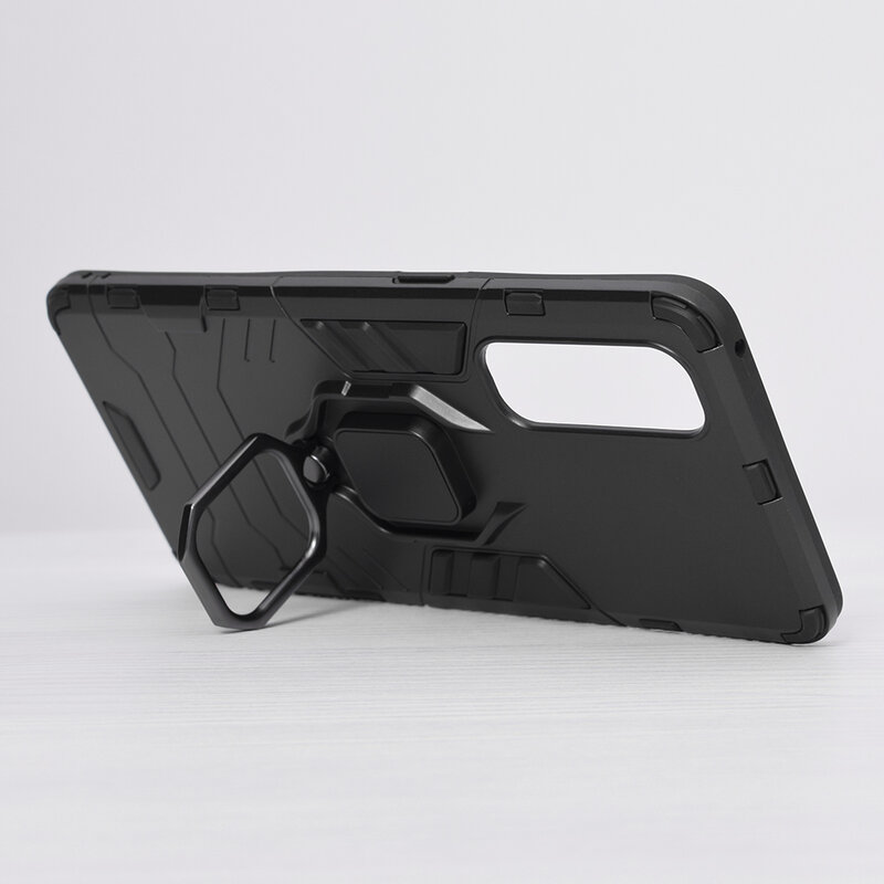 Husa Oppo Reno4 Pro 4G Techsuit Silicone Shield, negru