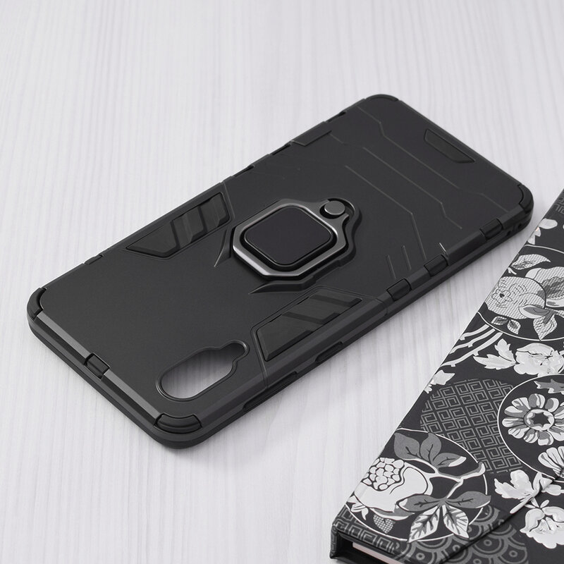 Husa Samsung Galaxy M02 Techsuit Silicone Shield, negru