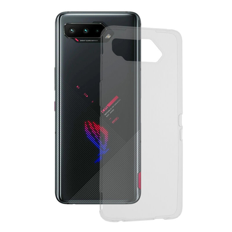Husa Asus ROG Phone 5 Techsuit Clear Silicone, transparenta