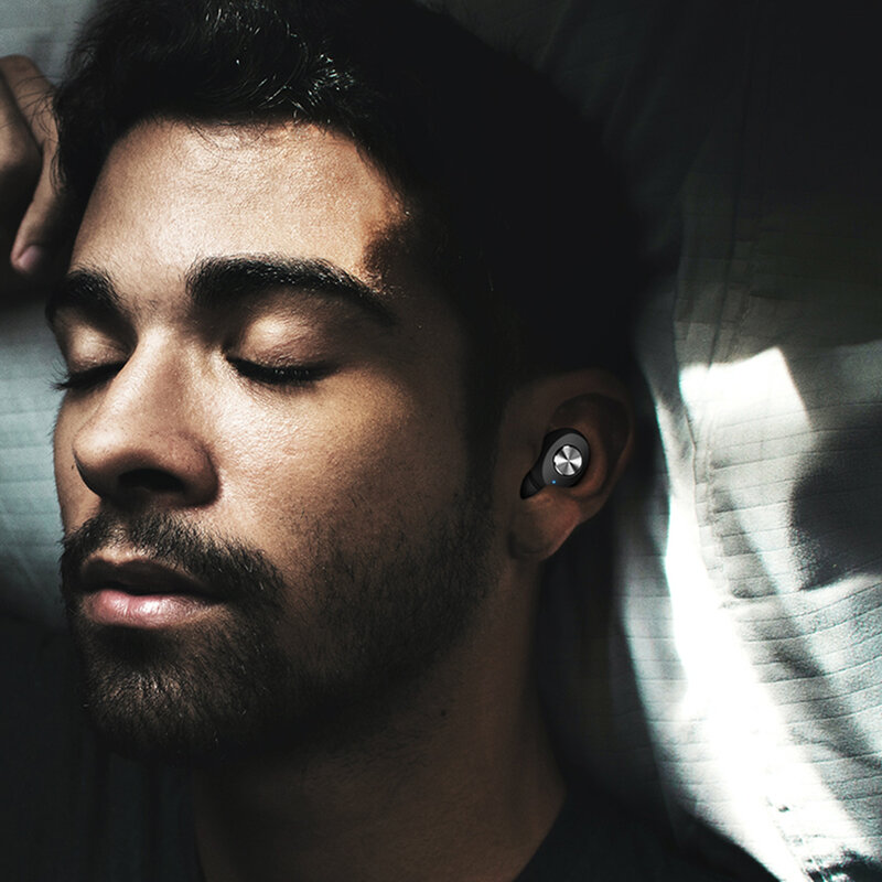 Casti wireless in-ear Usams, TWS earbuds, Bluetooth, negru, BHUES02