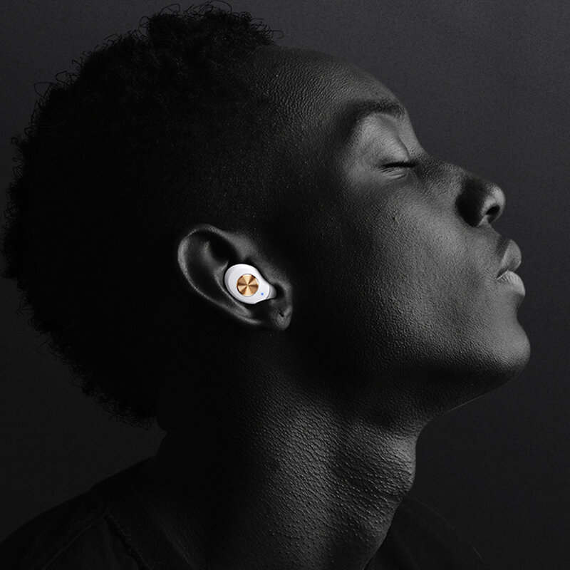 Casti wireless in-ear Usams, TWS earbuds, Bluetooth, verde, BHUES03