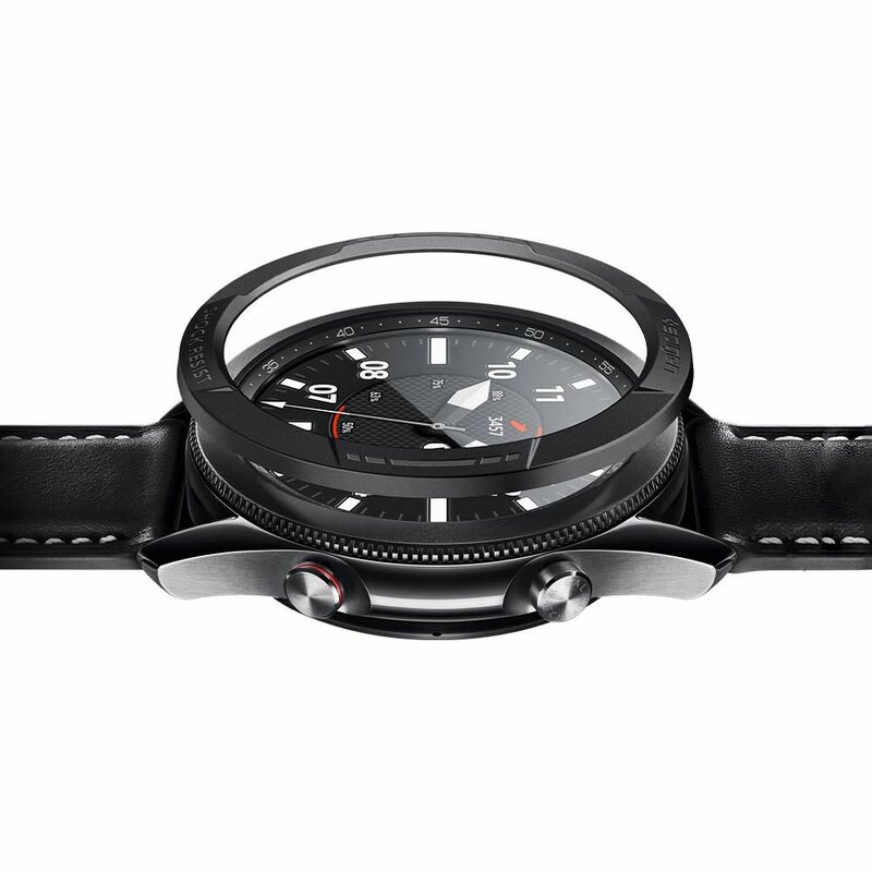 Bumper Samsung Galaxy Watch 3 45mm Spigen Chrono Shield, Negru