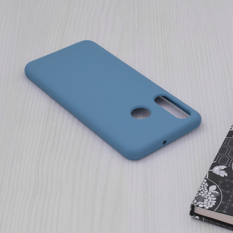 Husa Huawei P30 Lite Techsuit Soft Edge Silicone, albastru