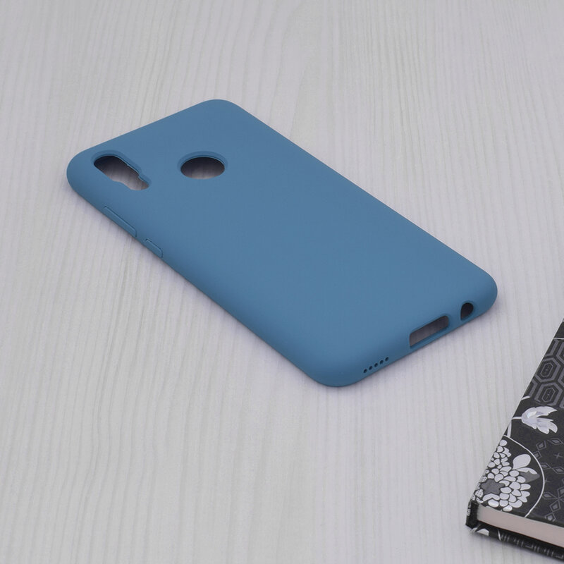 Husa Huawei P Smart 2019 Techsuit Soft Edge Silicone, albastru