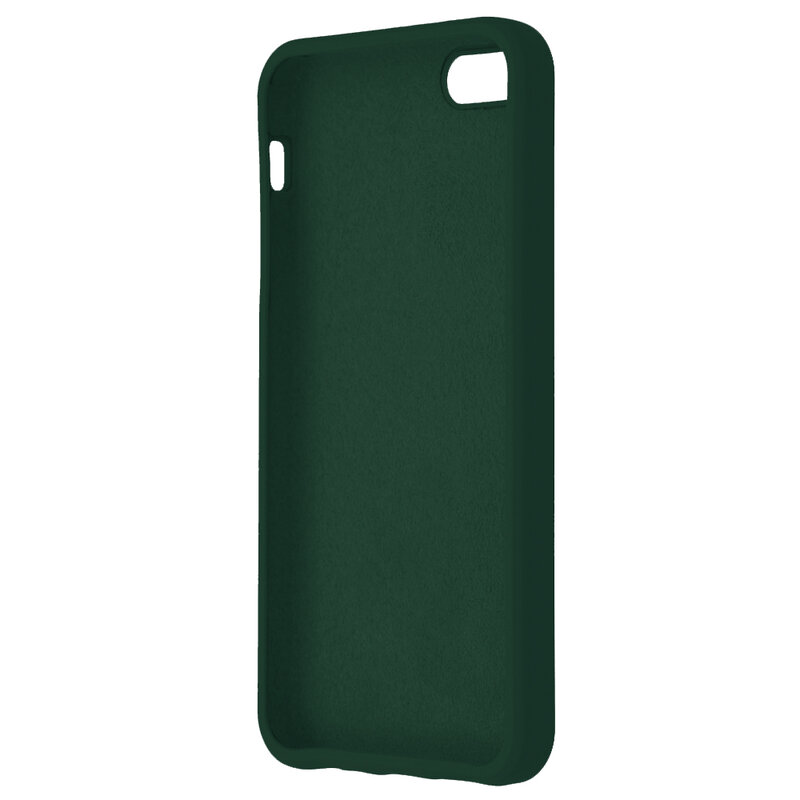 Husa iPhone 5 / 5s / SE Techsuit Soft Edge Silicone, verde inchis