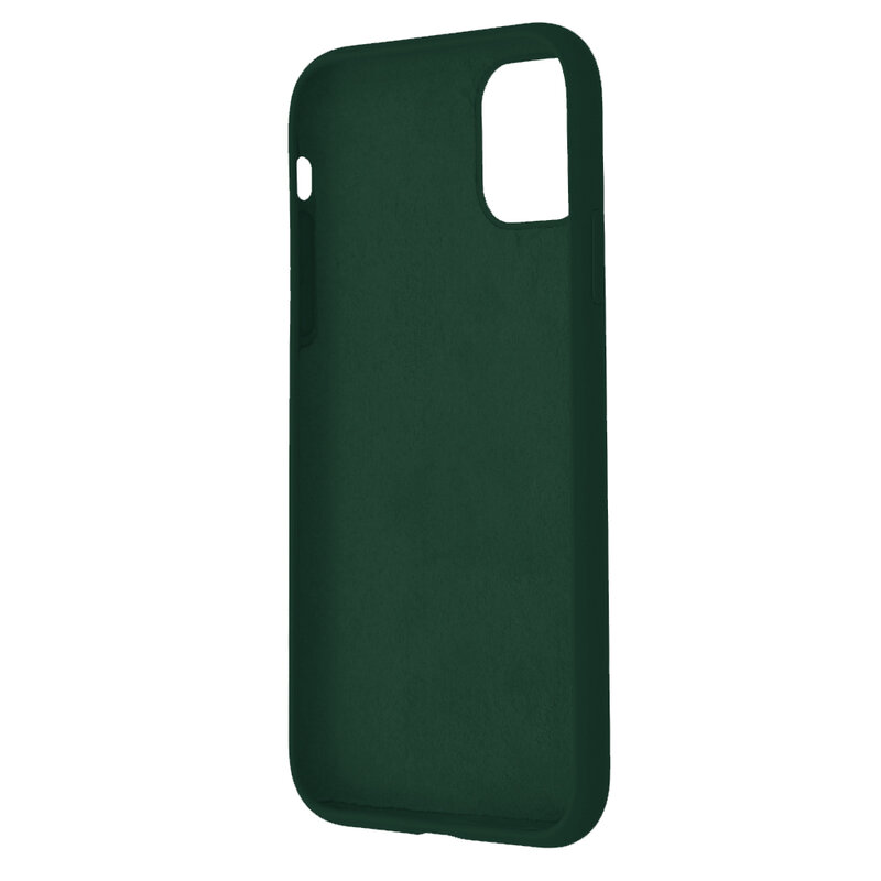 Husa iPhone 11 Techsuit Soft Edge Silicone, verde inchis