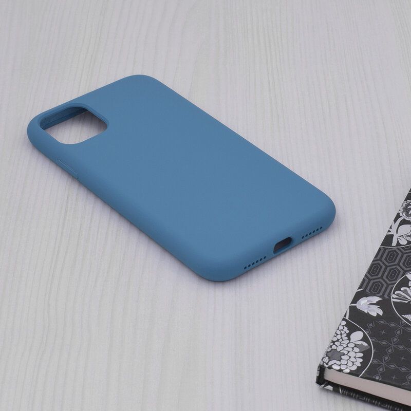 Husa iPhone 11 Pro Max Techsuit Soft Edge Silicone, albastru