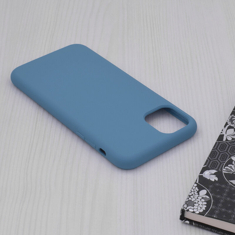Husa iPhone 11 Pro Max Techsuit Soft Edge Silicone, albastru