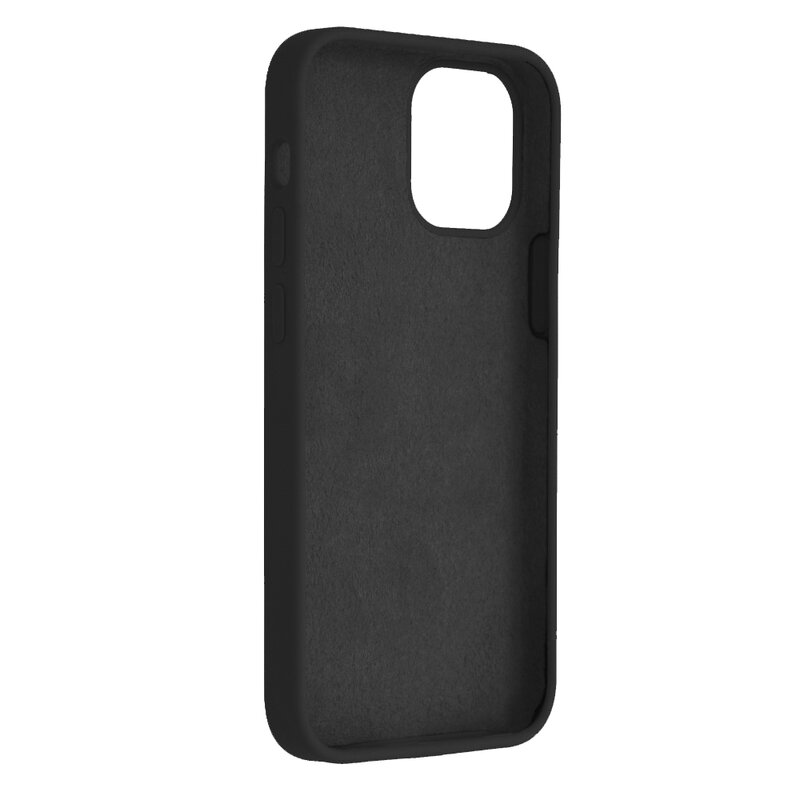Husa iPhone 12 mini Techsuit Soft Edge Silicone, negru