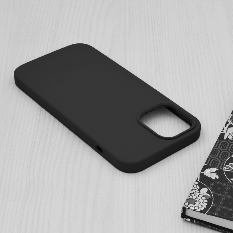 Husa iPhone 12 Pro Max Techsuit Soft Edge Silicone, negru