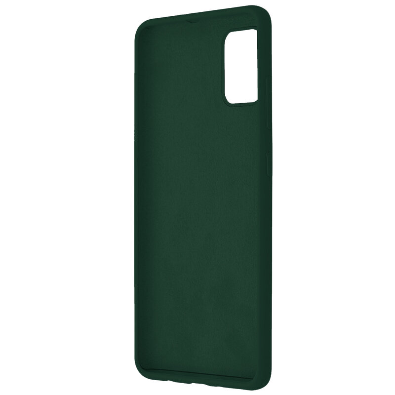 Husa Samsung Galaxy A51 4G Techsuit Soft Edge Silicone, verde inchis