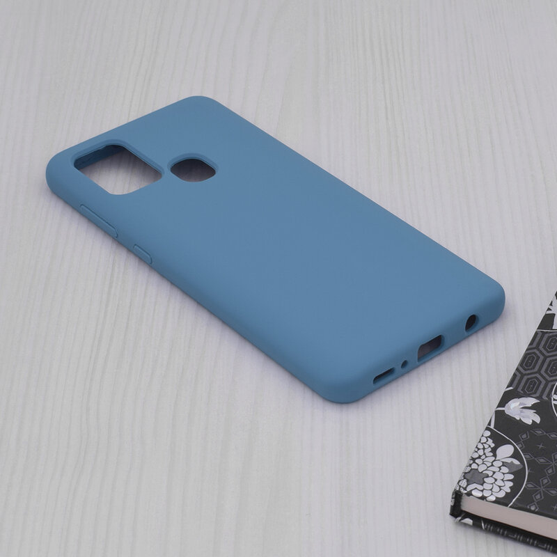 Husa Samsung Galaxy A21s Techsuit Soft Edge Silicone, albastru