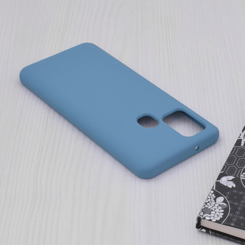 Husa Samsung Galaxy A21s Techsuit Soft Edge Silicone, albastru