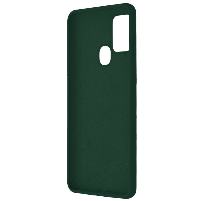 Husa Samsung Galaxy A21s Techsuit Soft Edge Silicone, verde inchis