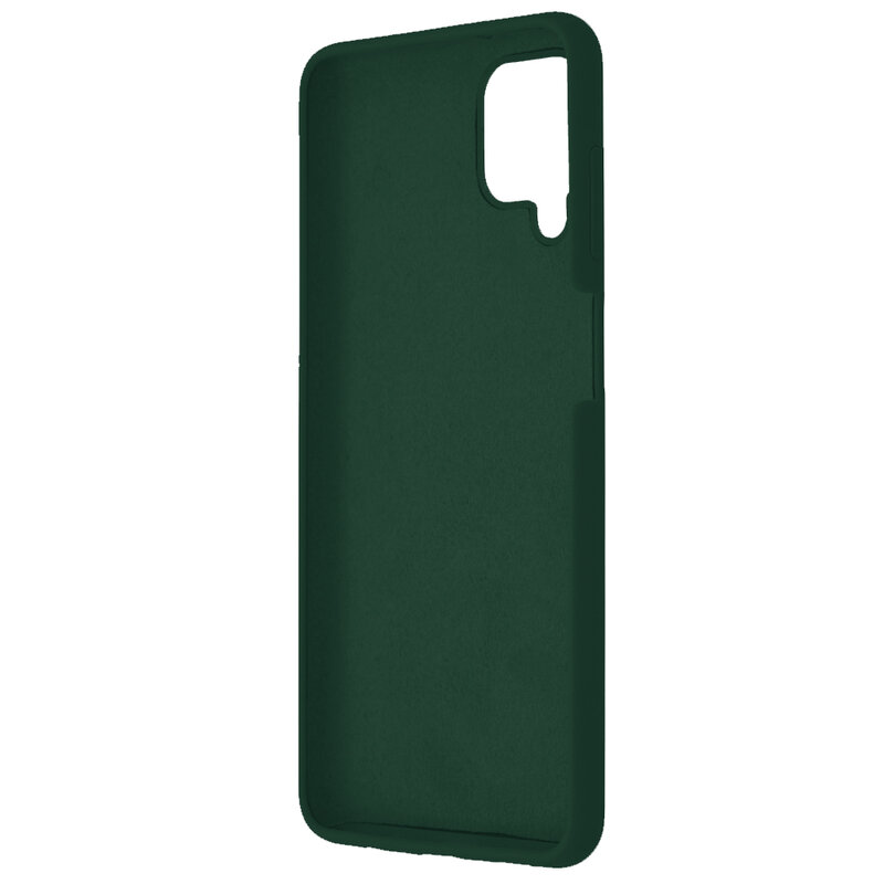 Husa Samsung Galaxy A12 Techsuit Soft Edge Silicone, verde inchis