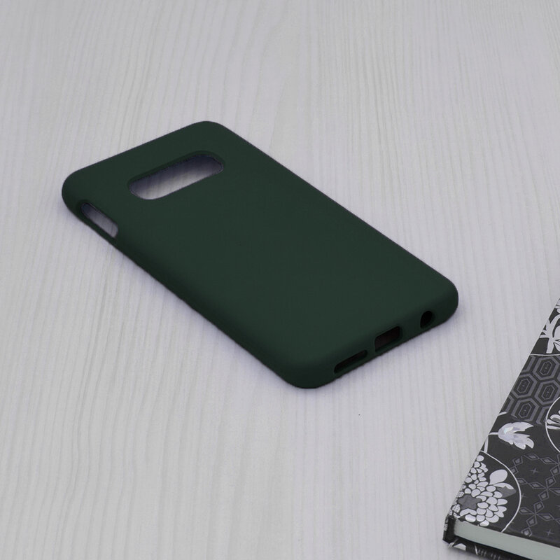 Husa Samsung Galaxy S10e Techsuit Soft Edge Silicone, verde inchis