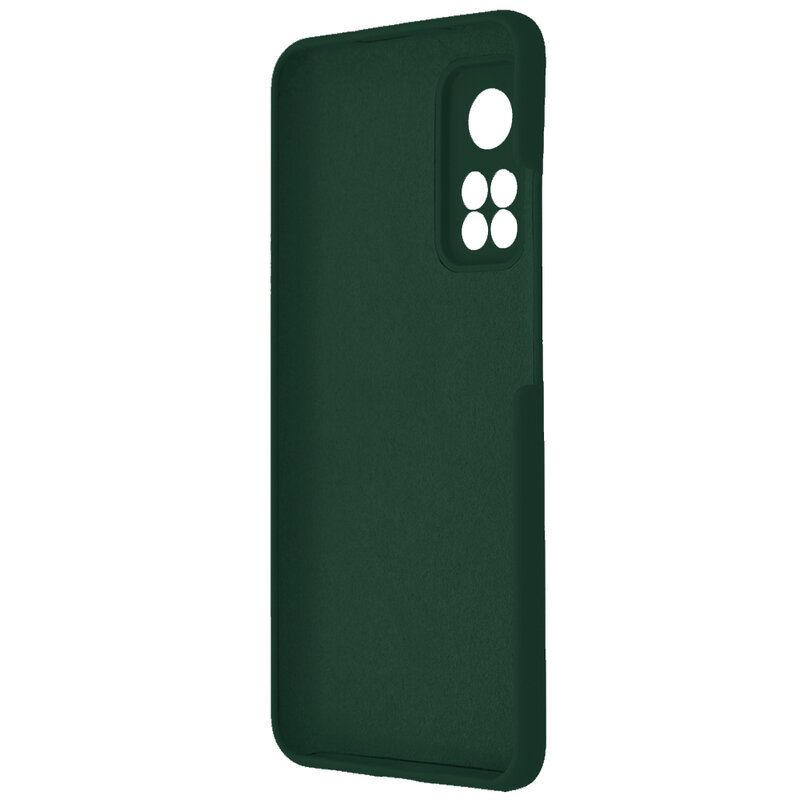 Husa Xiaomi Mi 10T 5G Techsuit Soft Edge Silicone, verde inchis