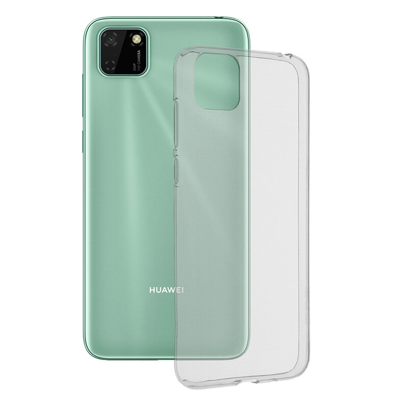 Husa Huawei Y5p Techsuit Clear Silicone, transparenta