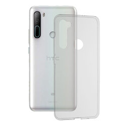 Husa HTC Desire 20 Pro Techsuit Clear Silicone, transparenta