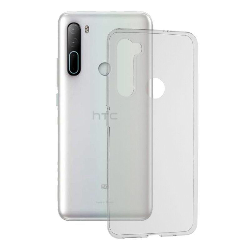 Husa HTC U20 5G Techsuit Clear Silicone, transparenta
