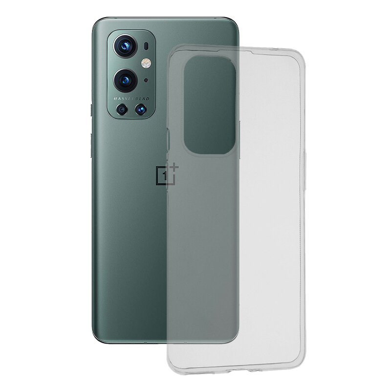 Husa OnePlus 9 Pro Techsuit Clear Silicone, transparenta