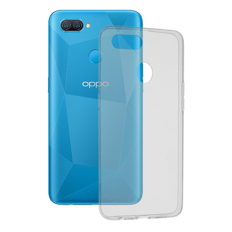 Husa Oppo A12 Techsuit Clear Silicone, transparenta