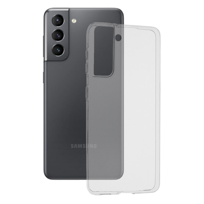Husa Samsung Galaxy S21 5G Techsuit Clear Silicone, transparenta