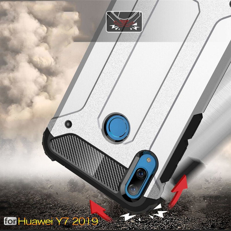 Husa Huawei Y7 2019 Mobster Hybrid Armor - Auriu