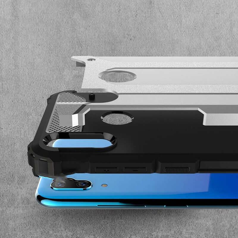 Husa Huawei Y7 2019 Mobster Hybrid Armor - Argintiu