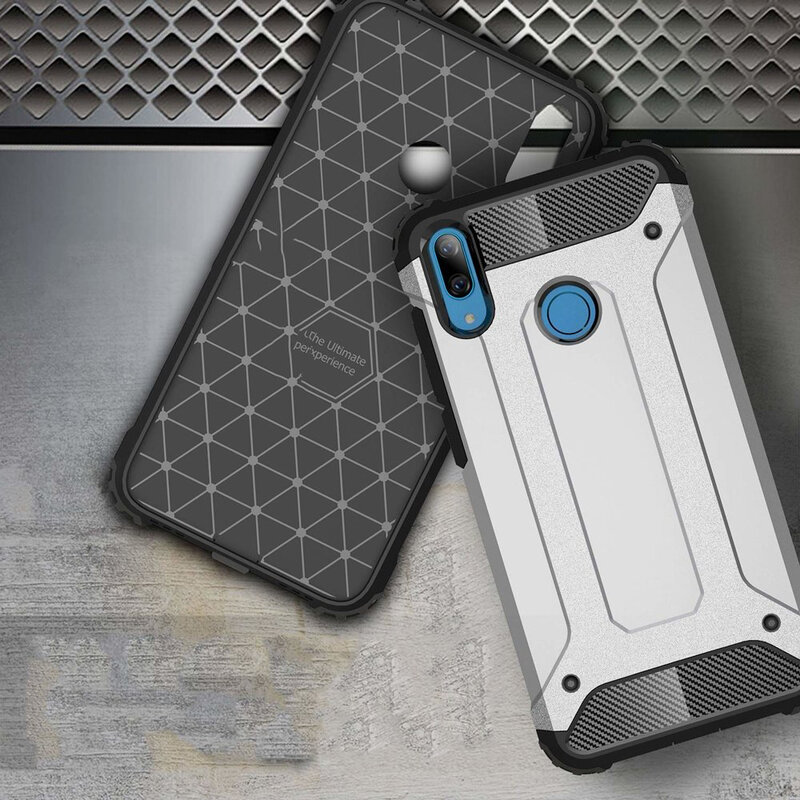 Husa Huawei Y7 2019 Mobster Hybrid Armor - Argintiu