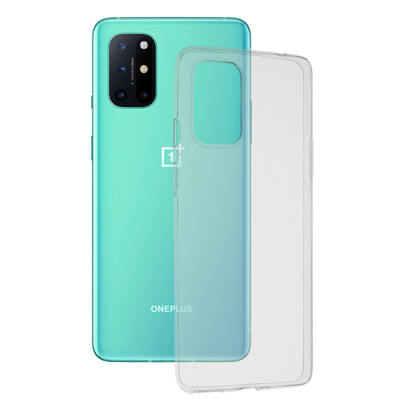 Husa OnePlus 8T Techsuit Clear Silicone, transparenta