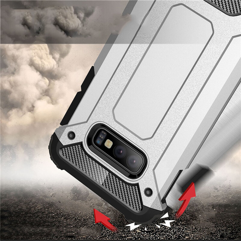 Husa Samsung Galaxy S10e Techsuit Hybrid Armor, negru