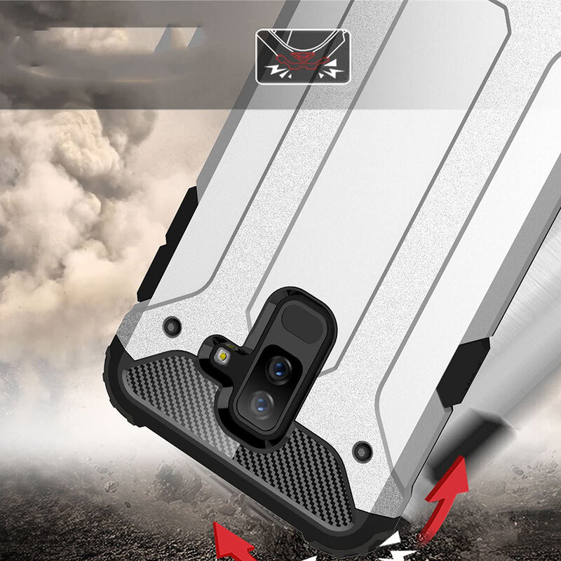 Husa Samsung Galaxy A6 Plus 2018 Mobster Hybrid Armor - Albastru