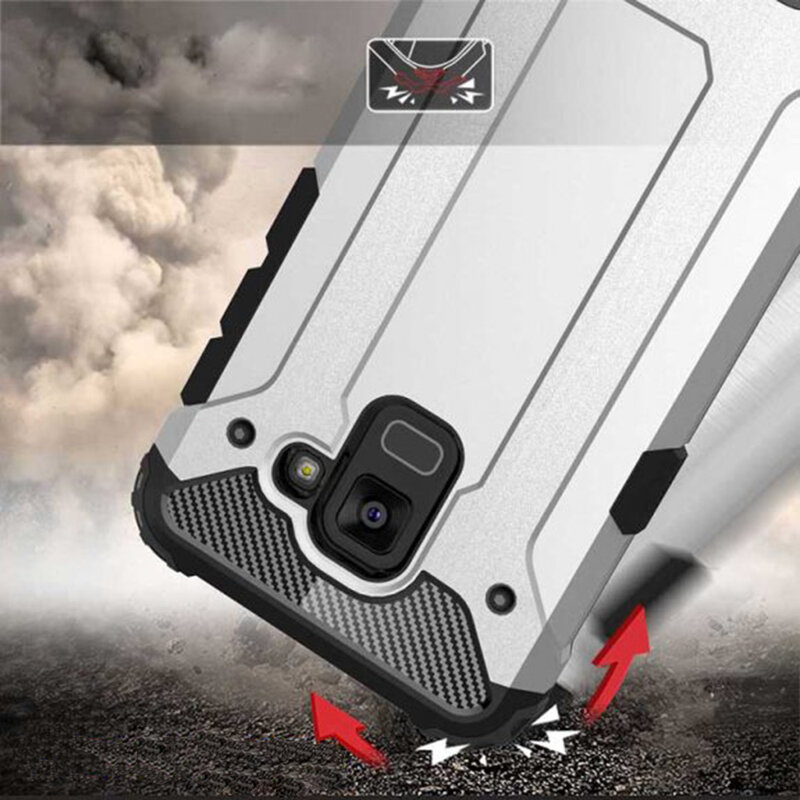 Husa Samsung Galaxy A8 Plus 2018 A730 Mobster Hybrid Armor - Auriu