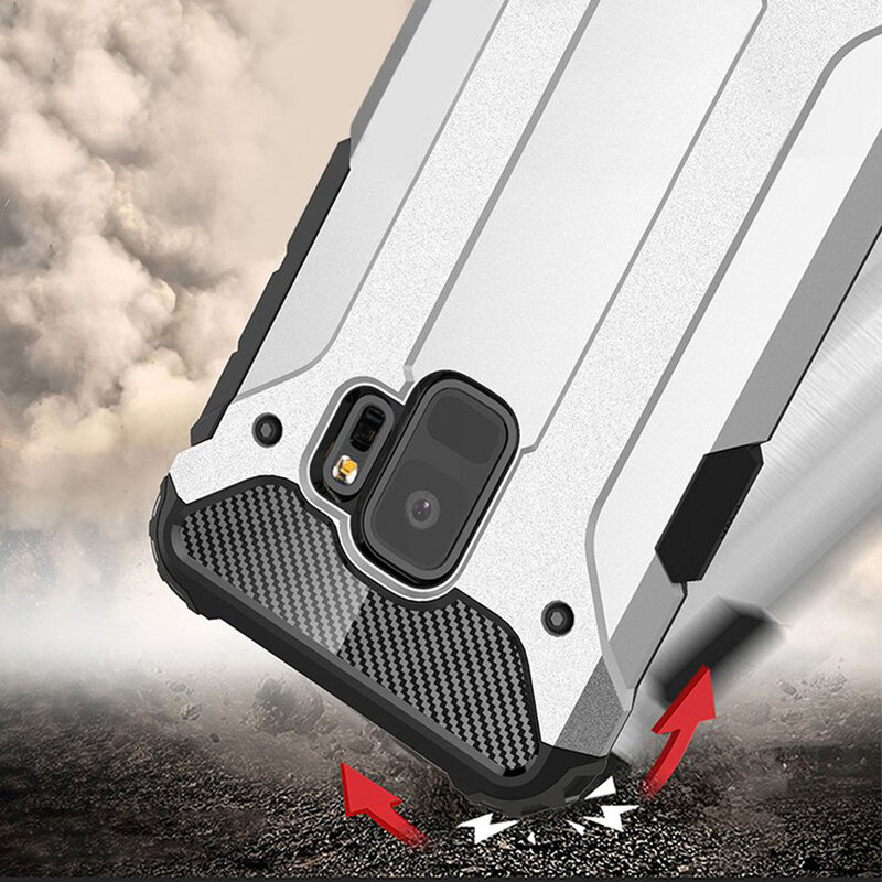 Husa Samsung Galaxy S9 Mobster Hybrid Armor - Auriu