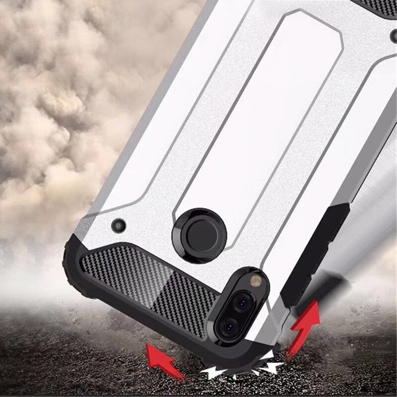 Husa Huawei P20 Lite Mobster Hybrid Armor - Auriu