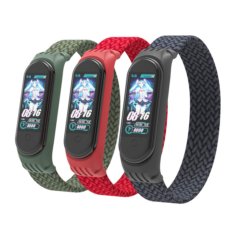 [Pachet husa + curea] Xiaomi Mi Band 5 Tech-Protect Loop, bleumarin