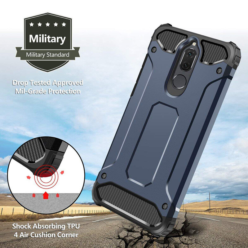Husa Huawei Mate 10 Lite Mobster Hybrid Armor - Argintiu